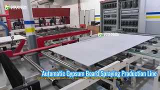 Otomatik Alçıpan Püskürtme Üretim Hattı