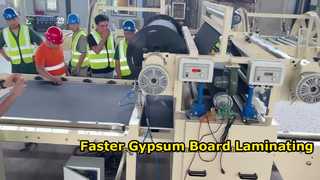 Çift Taraflı Alçıpan Laminasyon Makinası