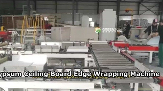 600×600mm Alçı Tavan Kenar Sarma Makinesi