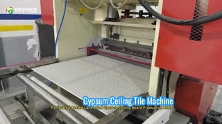 Delikli Alçı Tavan döşemeleri Ekipmanları