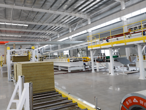 Son şirket blogları hakkında Hebei Greens Launches Stone Wool Sandwich Panel Production Line with 3-15 m/min Continuous Output