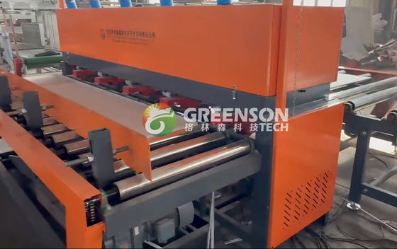 İyi bir fiyat. Küçük Kapasiteli PVC Lamine Alçıtlı Makin Makinesi 600x600 Alçı Tile Yapım Makinesi çevrimiçi