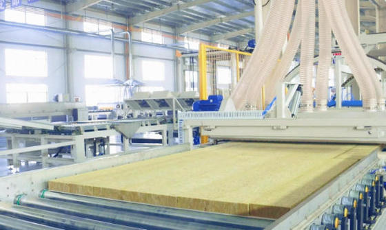 İyi bir fiyat. Rock Wool Production Line with 10,000-60,000 Units Capacity High Temperature Curing and 1 Year Warranty for Mineral Wool Board çevrimiçi