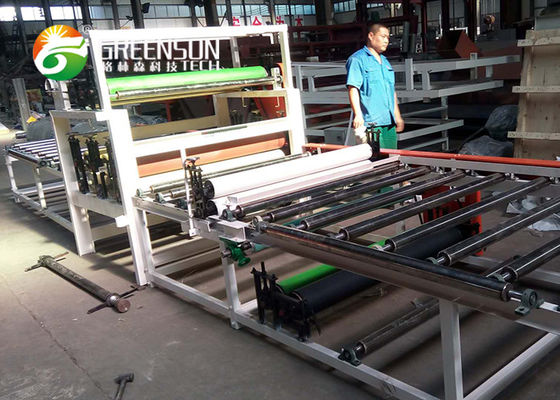 PLC Kontrol Sistemi ile PVC / Alüminyum Folyo Lamine Alçı Tavan Fayans Üretim Hattı