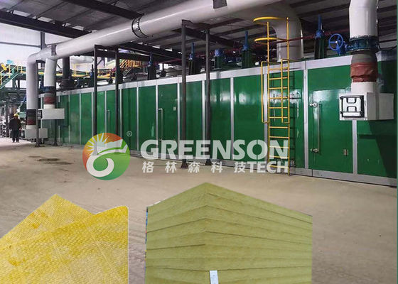 Toplu Erime Süreci Mineral Yün Üretim hattı 380v/50hz Güç kaynağı Özelleştirilebilir seçenekler