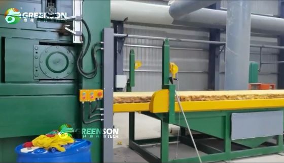 80-200kg/m3 ham madde yoğunluğu gelişmiş PLC kontrol teknolojisi ile kaya yünü üretim hattı