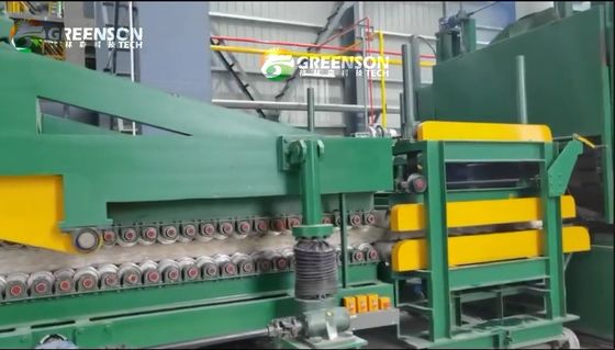 İyi bir fiyat. Dakikada 10-15 Metre Hızlı Mineral Yün Taş Üretim Hattı çevrimiçi