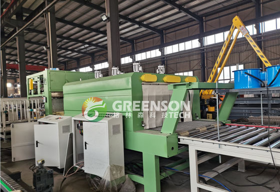 Otomatik Üretim Süreci Kaya Yün Makinesi 50-200 mm kalınlığı için yüksek çıkış