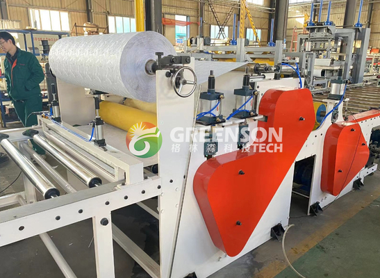 PLC kontrolü ile Otomatik Alçıman Çatı Plakası Yapım Makinesi