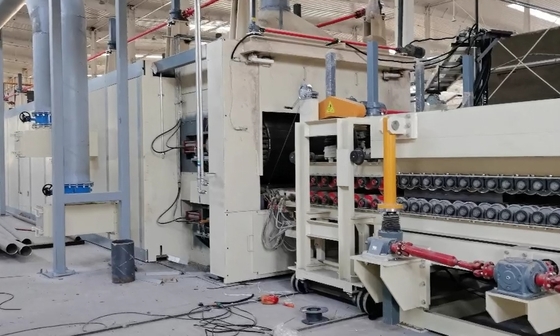 PLC kontrolü ile kaya yünü yalıtım üretim hattı