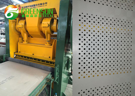 Tam Otomatik Perforasyon Makinesi Alçı Levha Hidrolik Delme Makinesi