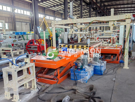 İyi bir fiyat. 380V 50HZ Voltajlı ve 2-6 Milyon Metrekare Kapasiteli PVC Film Alçıpan için Tam Otomatik Laminasyon Makinesi çevrimiçi