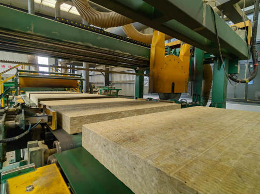 İyi bir fiyat. Rock Wool Production Line with Mixing Forming and Water Cutting Processes for Mineral Wool Board Manufacturing çevrimiçi