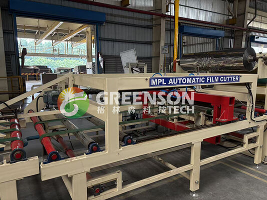 İyi bir fiyat. PVC Alçalık Taş Laminasyon Makinesi 1300mm Etkili Laminasyon Genişliği, 15m/min Hız ve Alçalık Taş Üretimi için 2-6 Milyon Metrekarelik Kapasite çevrimiçi