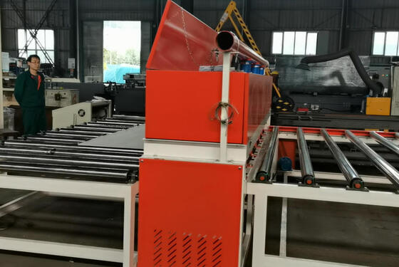 İyi bir fiyat. PLC Kontrollü Otomatik PVC Film Dilimleme Makinesi, 1300mm Maksimum Laminasyon Genişliği ve 15m/dk Hız ile Alçıpan İçin çevrimiçi