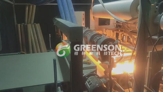 İyi bir fiyat. Tam otomatik PUR 5-17m/min üretim hızı ile sıcak erimiş yapıştırıcı laminasyon makinesi 1220mm*2440-3000mm Alçı duvar panelleri için çevrimiçi