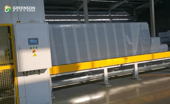 PUF PIR PU Kaya Yalı Sandviç Panel Makinesi Üretim Hatı 3-15m/min Düzenlenebilir Hız 40-300mm Kalınlık ve 950-1200mm Genişlik