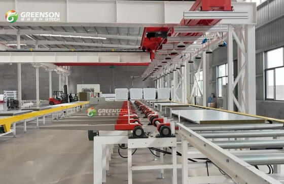 İyi bir fiyat. Depo Duvarı İçin Taşyünü Sandviç Panel Üretim Hattı çevrimiçi