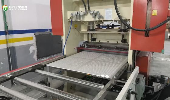 Industrial Grade Sound Panel Punching Machine with 160 KG Punching Pressure High Degree Automatic and Multiple Hole Types