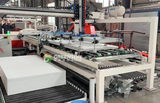 İyi bir fiyat. PLC Kontrollü Tozsuz Çalışmalı Yüksek Kapasiteli Alçıpan Kesim Hattı çevrimiçi