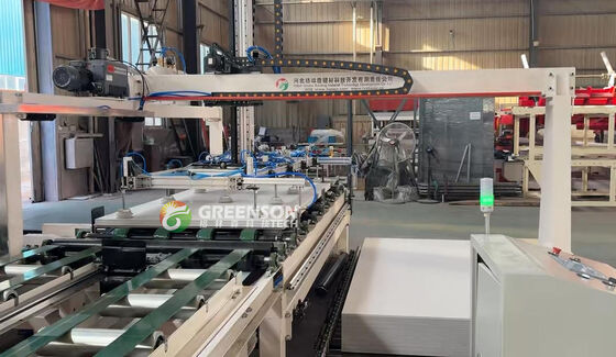 İyi bir fiyat. 1200 Mm * 2400 Mm Levhalar İçin Otomatik Alçıpan Şerit Kesme Makinesi Tozsuz Çalışma çevrimiçi