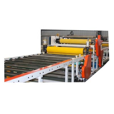 Alçıpan çift taraflı laminat makinesi tam otomatik tavan döşemeleri için