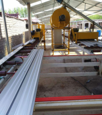 İç Mekan Dekoratif için Yüksek Çıkışlı Otomatik Alçı Korniş Makinesi